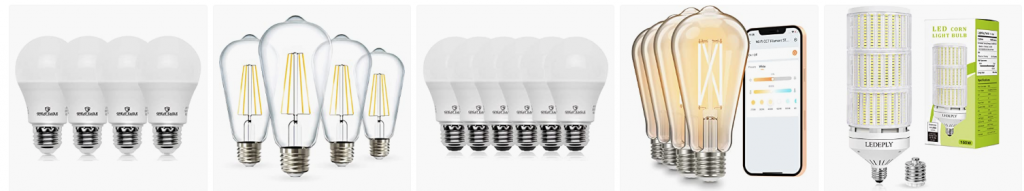eco sustainable products, led lights bulb